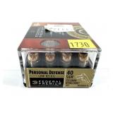 Box of Federal .40 S & W 135-grain Hydra-Shok