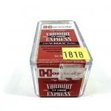 Box of .17 HMR V-max Hornady cartridges, 50 Rds.