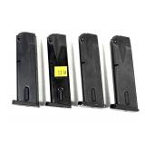 *NOT NYS Compliant: Lot, Four 15-Round 9mm