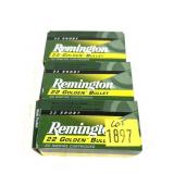 Lot, 150 Rds. of .22 Short Remington cartridges,