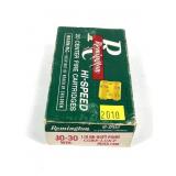 Box of .30-30 WIN. 170-grain SP Remington