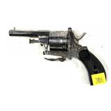 Antique Belgium 7.5mm D.A. Revolver,