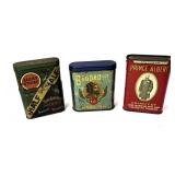 Lot: 3 Vintage Tobacco Tins