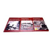 Lot: European Land Battles 3 Vol Set, hardcover