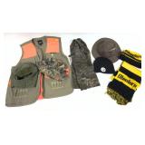Lot, wool felt hat with pin, Guide Series size