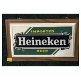 Heineken light-up sign, working,