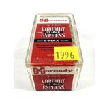 Box of .17 HMR Hornady V-Max cartridges, 50 Rds.