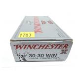 Box of .30-30 WIN. 150-grain Winchester