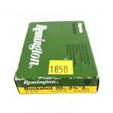 Box of 20 Ga. 2.75" No. 3 buckshot Remington