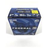 Box of 16 Ga. 2.75" No. 6 Federal game loads, 25