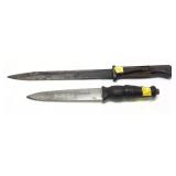 Lot: WWII German dagger made into fighting knife