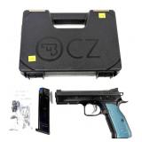 CZ Shadow 2 Black & Blue 9mm DA/SA Semi-Auto