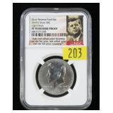 2018-S Kennedy half dollar NGC slab certified