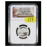 2014-S Silver State Parks quarter NGC slab