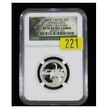 2014-S Silver State Parks quarter NGC slab