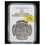 2014 Isle of Man .999 1 oz. NGC slab certified