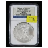 2011 American Silver Eagle NGC slab certified