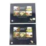 x2- 2017 America the Beautiful quarter sets-x2