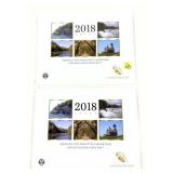 x2- 2018 America the Beautiful quarter sets-x2