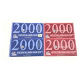 x2- 2000 Mint sets -x2 sets -Sold by the piece,
