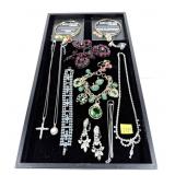 Lot, fashion jewelry- vintage and Alex and Ani