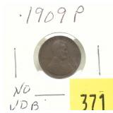 1909 Lincoln cent