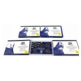 x4- Proof quarter sets 2001-2003, -x4 sets,