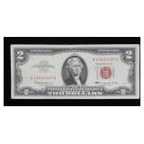 $2 Red seal note, series of 1963