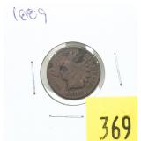 1889 Indian Head cent