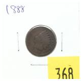 1888 Indian Head cent
