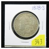 1878-S Morgan dollar