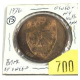 Bank of Owego token