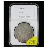 1882-CC Morgan dollar, VF-25