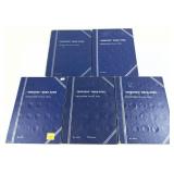 Lot of empty coin folders, 5 pcs.