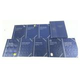 Lot of empty coin folders, 9 pcs.
