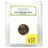 1972-S Lincoln Proof cent