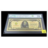 Smithsonian Edition note, certified PMG MS-70