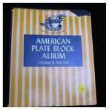 The American Plate Block Album Vol II 1938-1950,