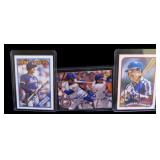 Lot, 3 Howard Johnson signed baseball cards, see