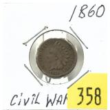 1860 Indian Head cent