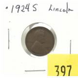 1924-S Lincoln cent