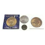 Lot of tokens, 4 pcs.
