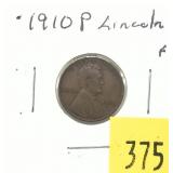 1910 Lincoln cent
