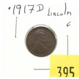 1917-D Lincoln cent