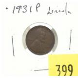 1931 Lincoln cent