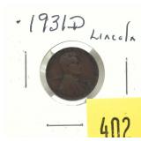 1931-D Lincoln cent