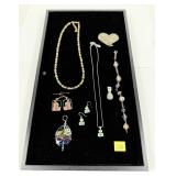 Lot, sterling silver and fashion jewelry,