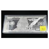 4 Troy ounce .999 Fine silver $100 Federal
