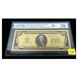 Smithsonian Edition note, certified PMG MS-70