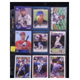 Lot, 9 signed baseball cards: Terrero (3); Uttly